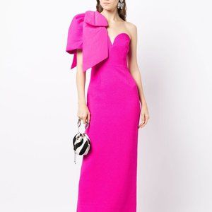 Rebecca Vallance Cecily bow-detail gown